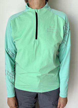 Мужской беговой лонгслив nike dri-fit run division 1/2-zip flash