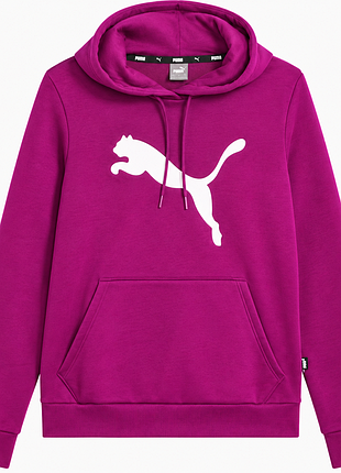 Женское худи puma, малиновое, размер m (маломерит)