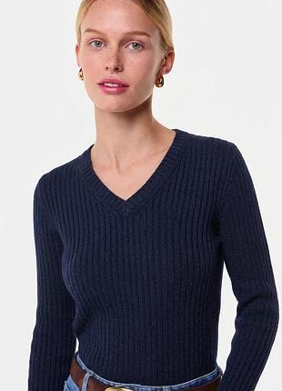 Лонгслив massimo dutti, ліоцел та вовна, розмір s.