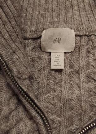 Джемпер свитер на молнии от h&m оверсайз 8