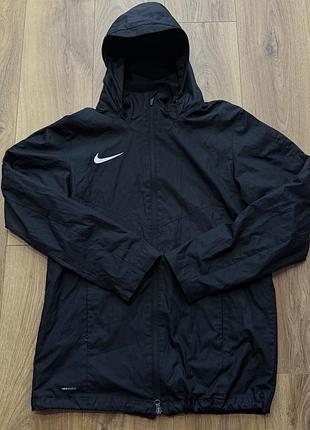 Вітровка чоловіча nike shield з капюшоном, чорна 2
