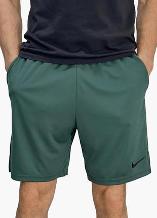 Шорти чоловічі nike dri-fit knit green dd1887-338