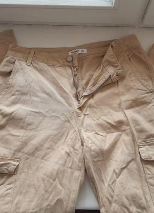 40р. пісочні карго джинси pull&amp;bear 6
