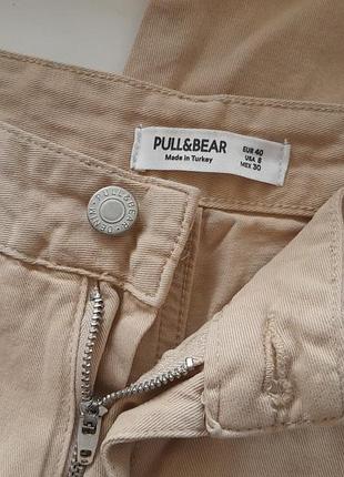 40р. пісочні карго джинси pull&amp;bear 4