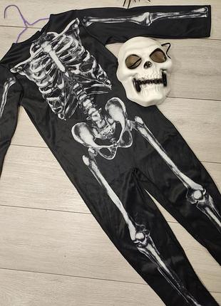 Костюм скелет стекол хелловин halloween