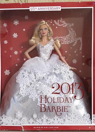 Коллекционная кукла 2013 holiday barbie