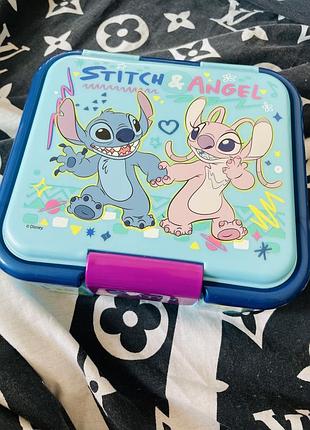 Ланчбокс stitch пластиковий