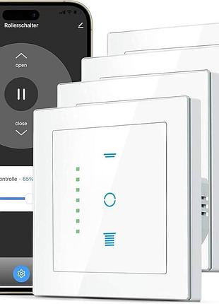 Wi-fi ролетный переключатель (6-го поколения), жалюзионный переключатель с управляемым светодиодом, умный таймер ролет, требуется