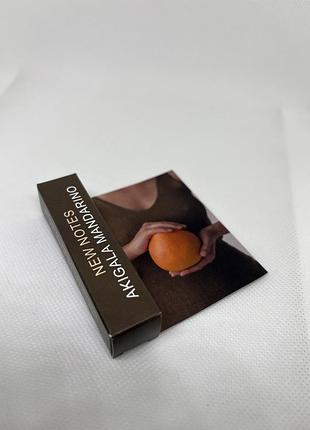 Оригинальный пробник akigala mandarino new notes парфюм 2