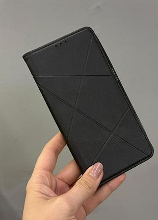Захисний чохол-книжка для samsung m35 5g,якісний чохол-книжка для телефона samsung m35 5g із захистом екрана (чорний)