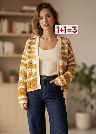 1+1=3 🎁 вязаный кардиган жакет от zara