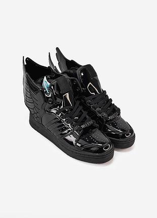 Adidas jeremy scott wings 2.0 patent black
