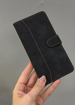 Захисний чохол-книжка для samsung a35 5g,якісний чохол-книжка для телефона samsung a35 5g із захистом екрана (графіт)