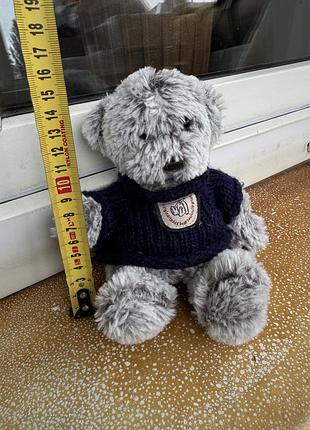 Плюшевий ведмедик love bear у в’язаному светрі, м’яка іграшка
