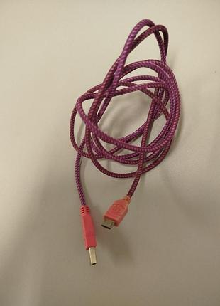 Качественный usb кабель 180 cм. в тканевой оплетке micro-usb
