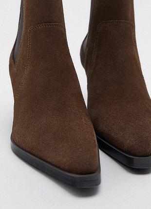 Базовые ботинки котелки zara 10