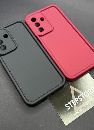 Чехол для samsung a27 5g силиконовый матовый с закрытой камерой противоударный