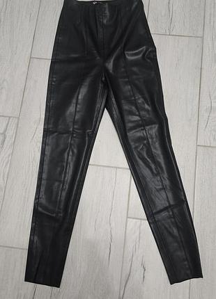 Шкіряні лосини zara
