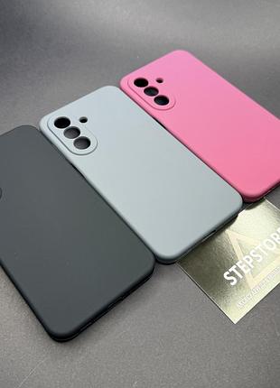 Чохол для samsung a27 5g силіконовий з мікрофіброю soft touch закрита камера