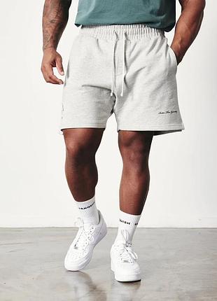 Мужские спортивные шорты premium fit -серый l