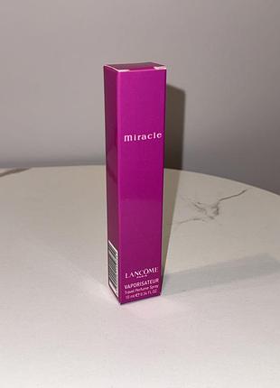 Парфуми жіночі lancome miracle 10 ml духи дуже шлейфовий аромат