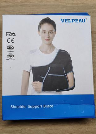 Плечовий бандаж velpeau vp0304 фіксатор для плеча та руки новий розмір s