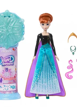Лялька для дівчинки disney frozen сяйво самоцвітів анна