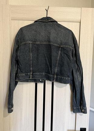 Куртка жіноча reserved denim чорна 2