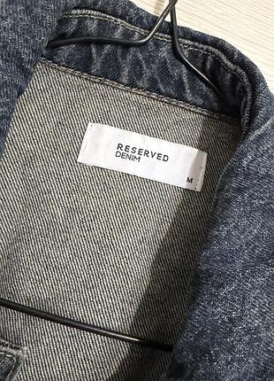 Куртка жіноча reserved denim чорна 5