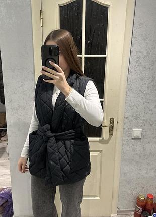 Жилетка з поясом 4