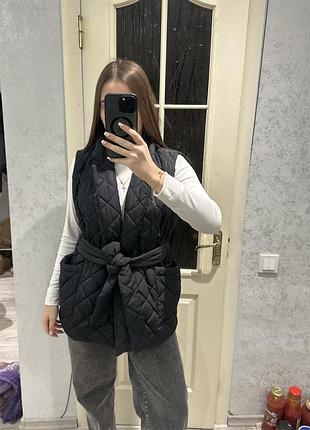 Жилетка з поясом