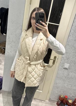 Жилетка з поясом 5