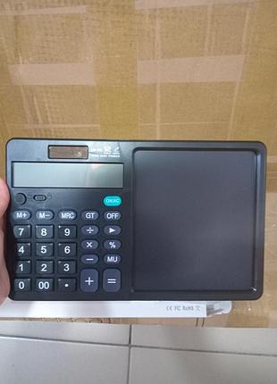 Калькулятор с led лед notepad нотпадомпланшетом доской для заметок, письма заметок 253*159*18,5мм