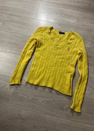 Женский шерстяной свитер polo ralph lauren