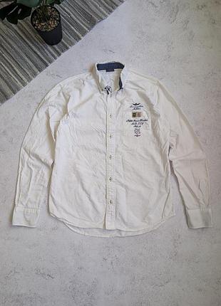 Сорочка aeronautica military розмір м x boss x armani x tommy