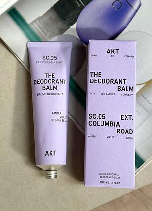 Дезодорант бальзам для тіла akt the deodorant balm sc.05 columbia road, оригінал