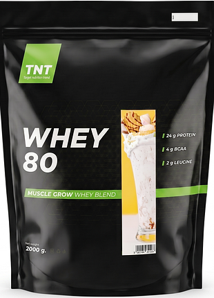 Комплексный протеин 2 кг tnt nutrition whey 80 польша ваниль