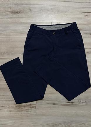 Темно синие брюки андер армор under armour matchplay golf pants, 32/32/ факт m, оригинал
