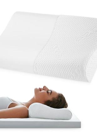 Подушка ортопедическая 4fizjo ergo 40 x 60 см для сна white (p-5907739317018) лучшая цена с быстрой доставкой по украине