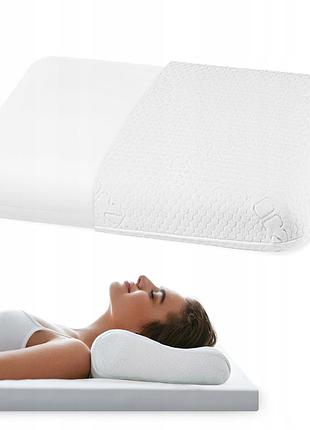 Подушка ортопедическая 4fizjo med 40 x 60 см для сна white (p-5907739317032) лучшая цена с быстрой доставкой по украине