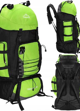 Туристический рюкзак springos 90 л cs0131 black/green