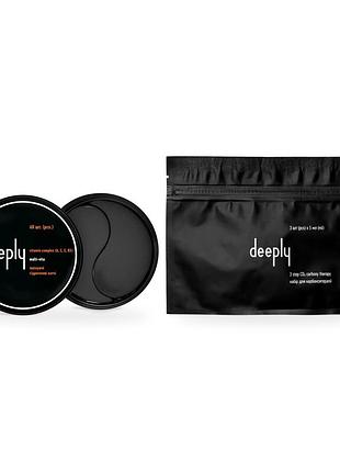Набор «сияние кожи» deeply: карбокситерапия 3 step, витаминные патчи vitamin glow