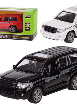 Машина металл 3616 "автопром", 1:32,3 цвета, откр.двери, в кор.16*7*7см