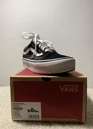 Vans old skool, чорні з білим 9