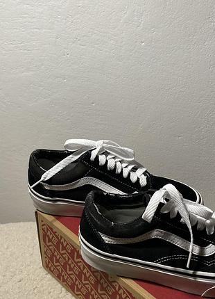 Vans old skool, чорні з білим 8