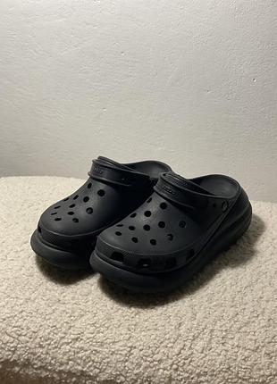 Crocs classic crush clog, чорні