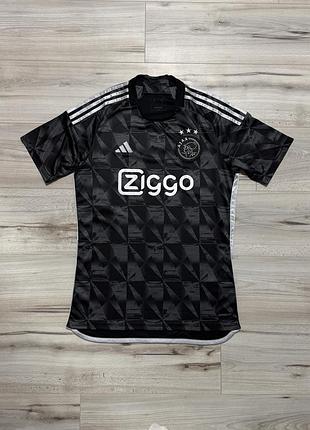 Черная футбольная игровая футболка джерси адидас аякс adidas ajax third jersey 2023/2024, m, оригинал