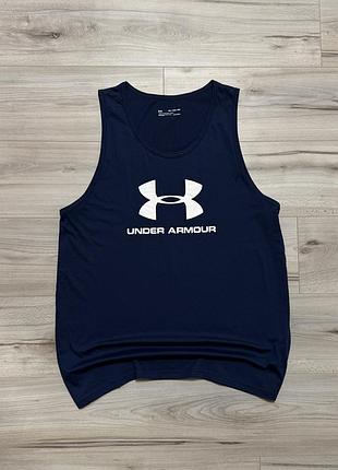 Нова спортивна майка андер армор under armour heatgear graphic tank, факт 2xl, оригінал