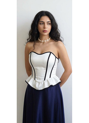 Корсет з баскою xs-xxl