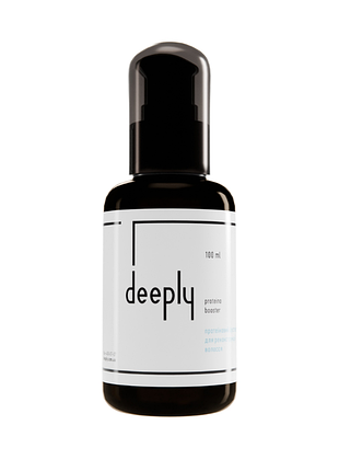 Протеиновый бустер для реконструкции волос deeply protein booster для укрепления, плотности и эластичности прядей